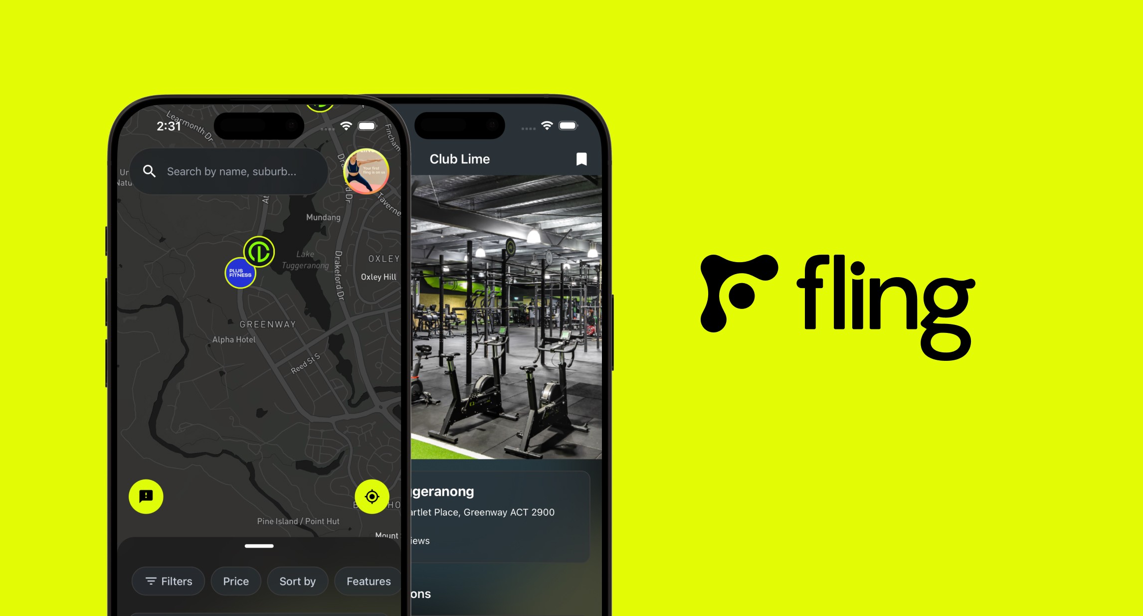Fling: Gyms Marketplace